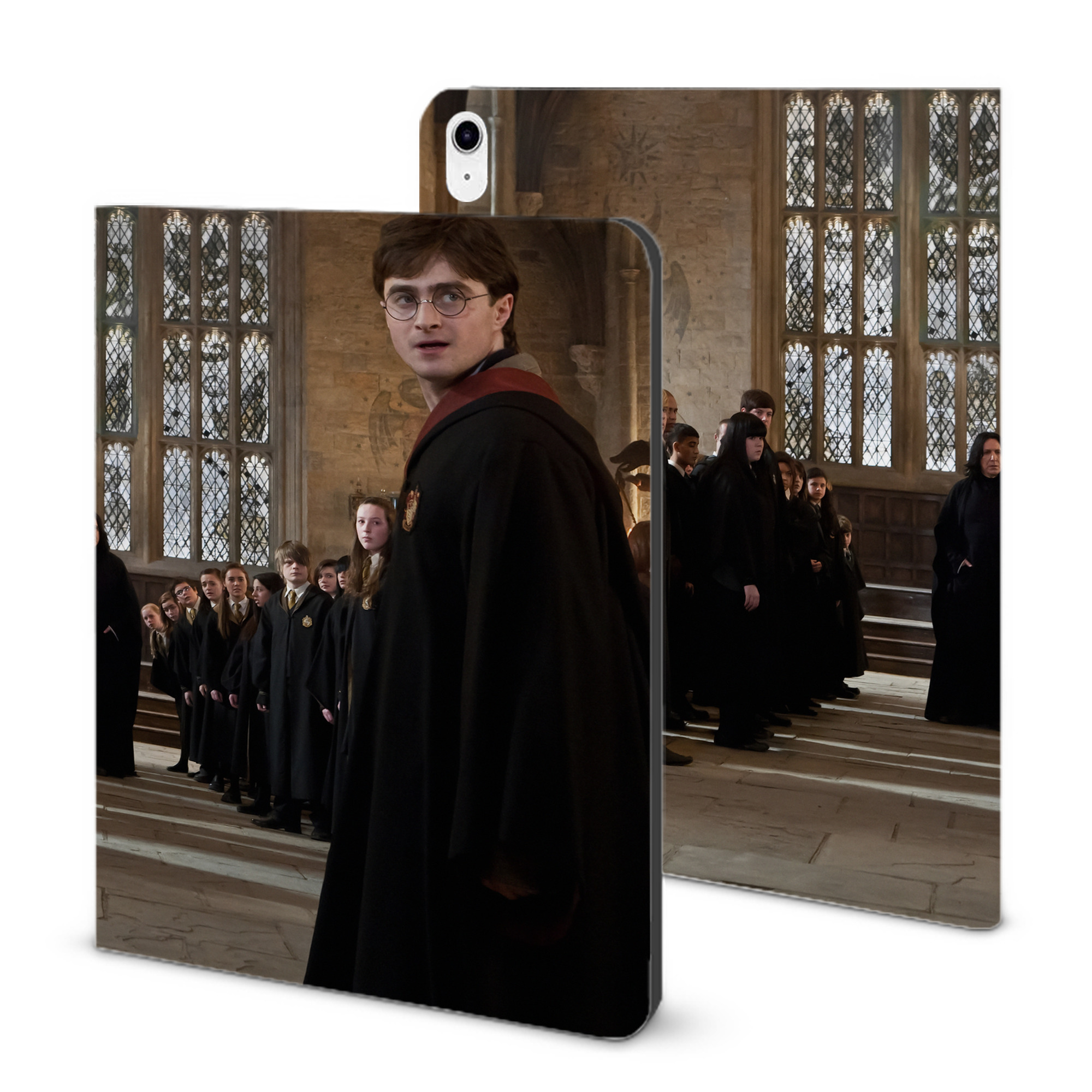（画像用） Harry Potter ハリー・ポッターシリーズ IPad ケース ブック型 PUレザー TPU 耐衝撃 軽量 薄型 ペン収納なし 全面保護 IPad 各モデル対応